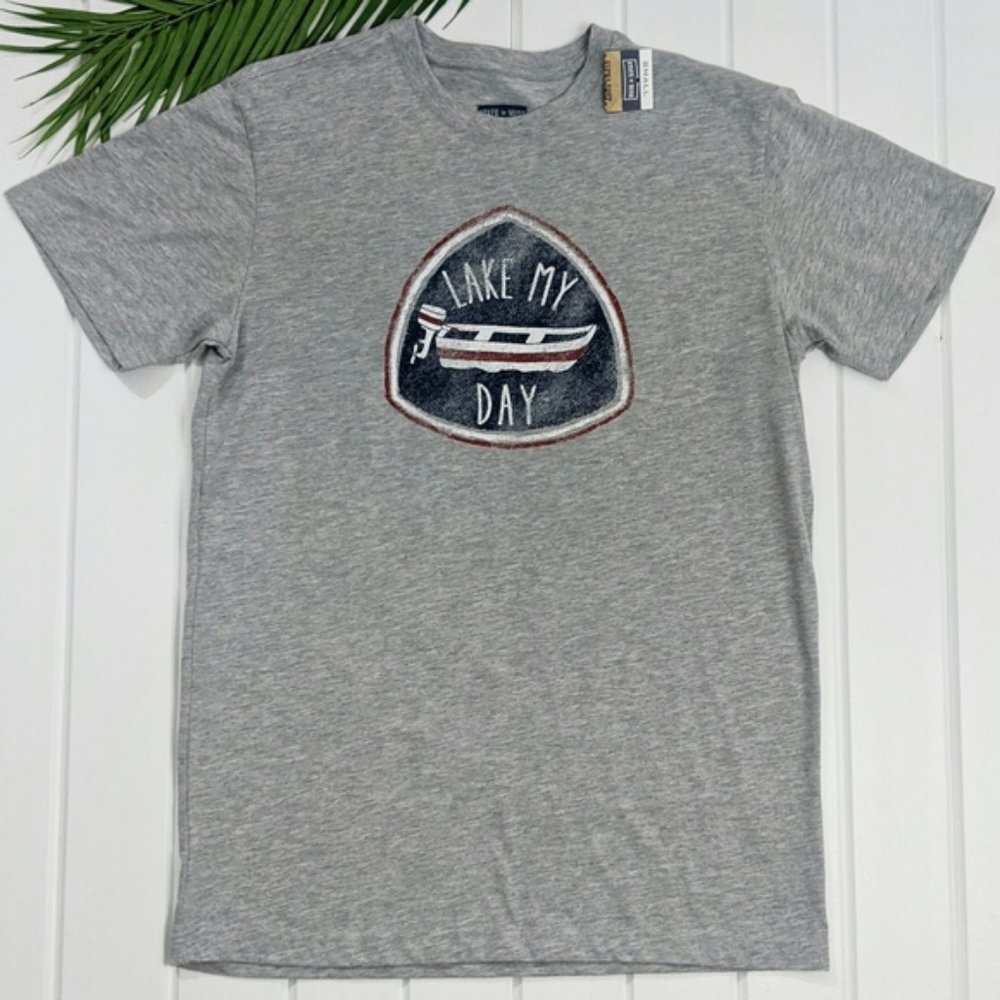 Lake My Day Short Sleeve Graphic Tee NWT